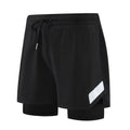 Men Summer Quick Dry Basketball Football Sports Running Shorts Black