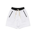 Cotton Men's Shorts Summer Fitness Sports Casual Basketball Shorts White